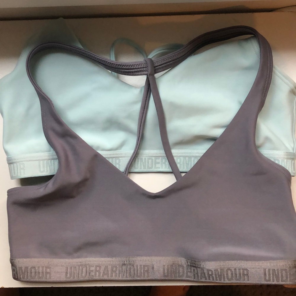 Two underarmour sports bras